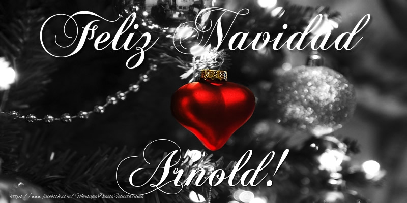 Felicitaciones de Navidad - Feliz Navidad Arnold!