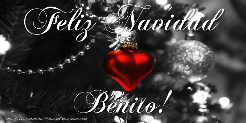 Felicitaciones de Navidad - Feliz Navidad Benito!