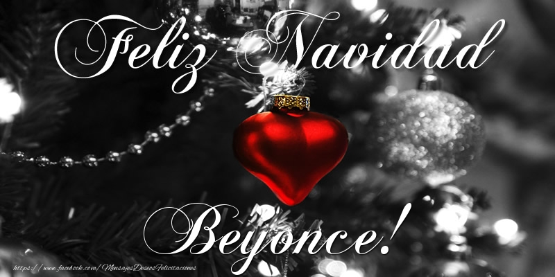 Felicitaciones de Navidad - Feliz Navidad Beyonce!