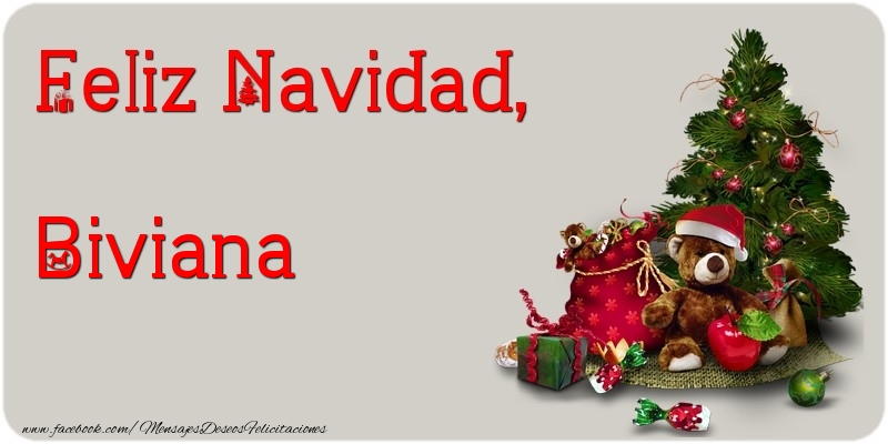 Felicitaciones de Navidad - Feliz Navidad, Biviana