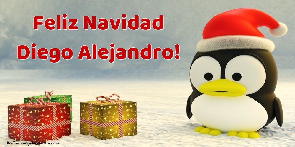 Felicitaciones de Navidad - Feliz Navidad Diego Alejandro!