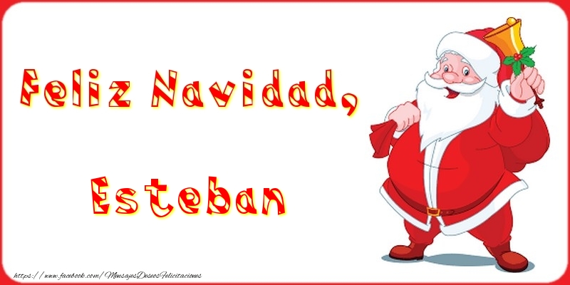 Felicitaciones de Navidad - Papá Noel | Feliz Navidad, Esteban