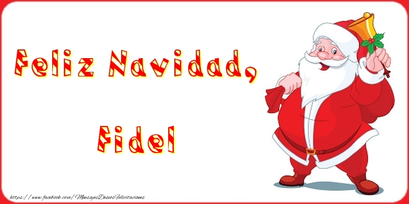 Felicitaciones de Navidad - Papá Noel | Feliz Navidad, Fidel