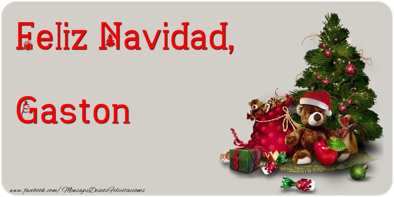 Felicitaciones de Navidad - Árbol De Navidad | Feliz Navidad, Gaston