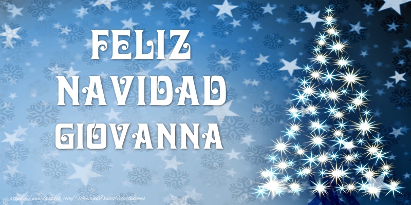 Felicitaciones de Navidad - Feliz Navidad Giovanna
