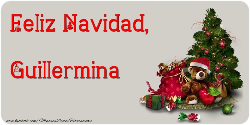 Felicitaciones de Navidad - Árbol De Navidad | Feliz Navidad, Guillermina