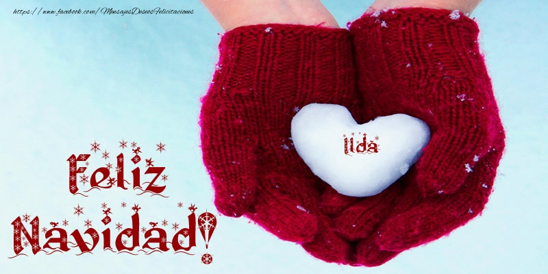 Felicitaciones de Navidad - Feliz Navidad, Ilda!