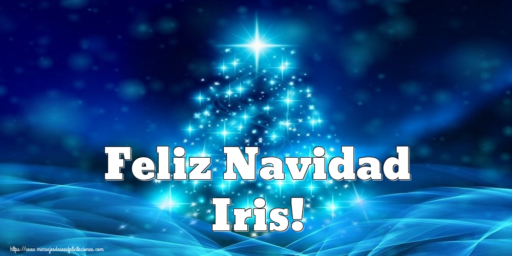 Felicitaciones de Navidad - Árbol De Navidad | Feliz Navidad Iris!
