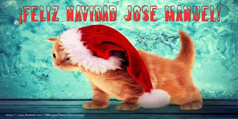 Felicitaciones de Navidad - ¡Feliz Navidad Jose Manuel!