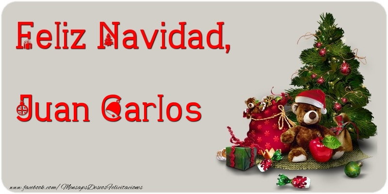 Felicitaciones de Navidad - Feliz Navidad, Juan Carlos