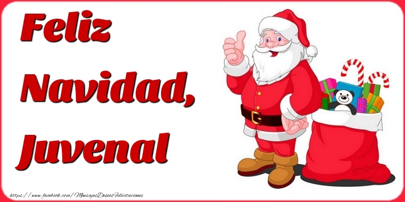 Felicitaciones de Navidad - Papá Noel & Regalo | Feliz Navidad, Juvenal