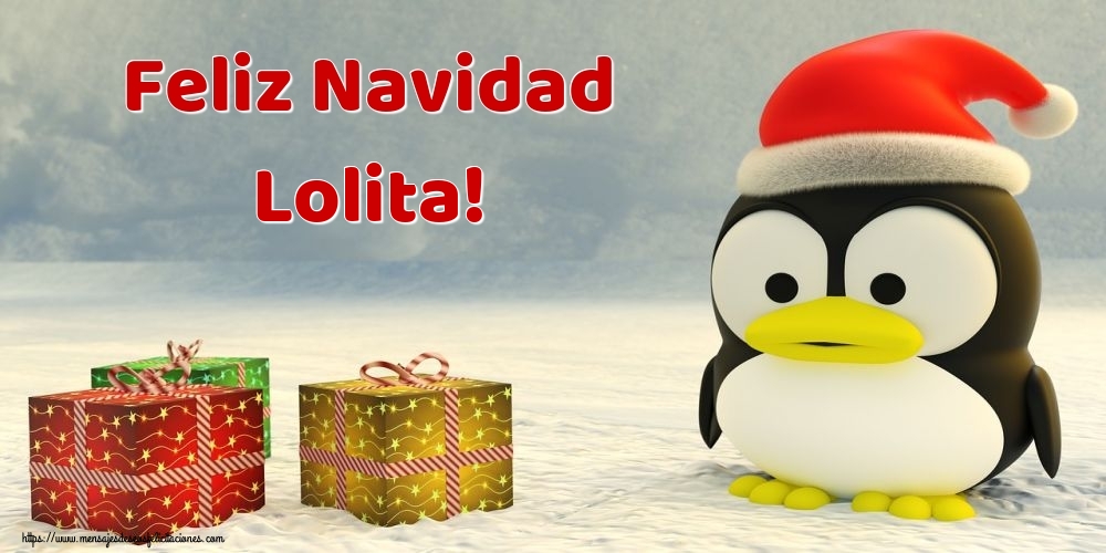 Felicitaciones de Navidad - Feliz Navidad Lolita!