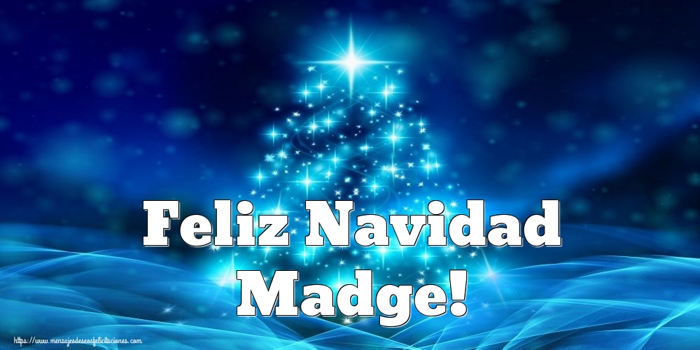 Felicitaciones de Navidad - Feliz Navidad Madge!
