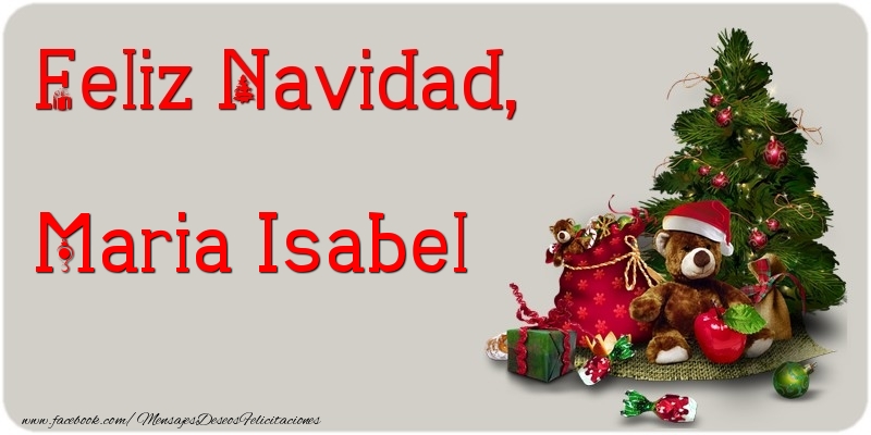 Felicitaciones de Navidad - Árbol De Navidad | Feliz Navidad, Maria Isabel