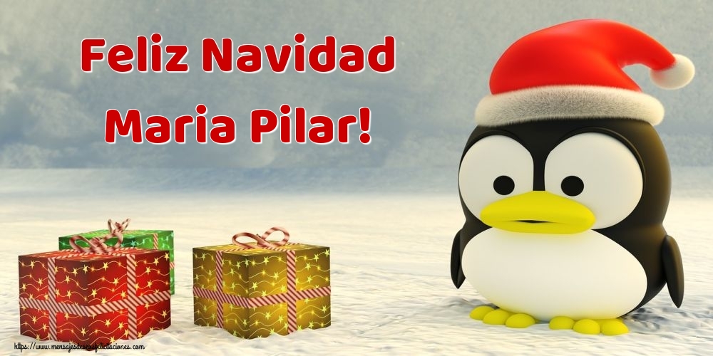 Felicitaciones de Navidad - Feliz Navidad Maria Pilar!
