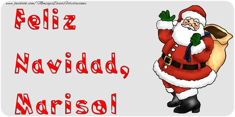 Felicitaciones de Navidad - Papá Noel | Feliz Navidad, Marisol