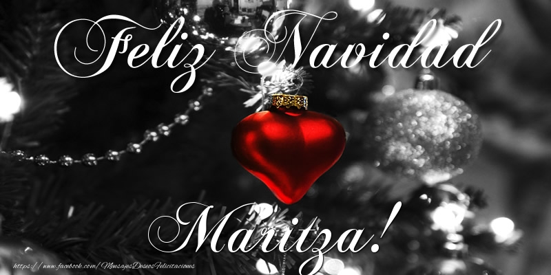 Felicitaciones de Navidad - Bolas De Navidad | Feliz Navidad Maritza!