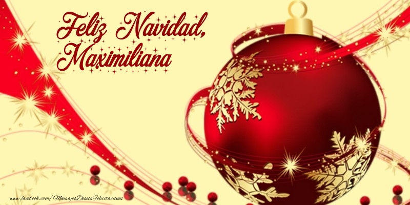 Felicitaciones de Navidad - Bolas De Navidad | Feliz Navidad, Maximiliana