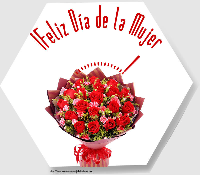 Felicitaciones Personalizadas para el día de la mujer - Flores | ¡Feliz Día de la Mujer ...!