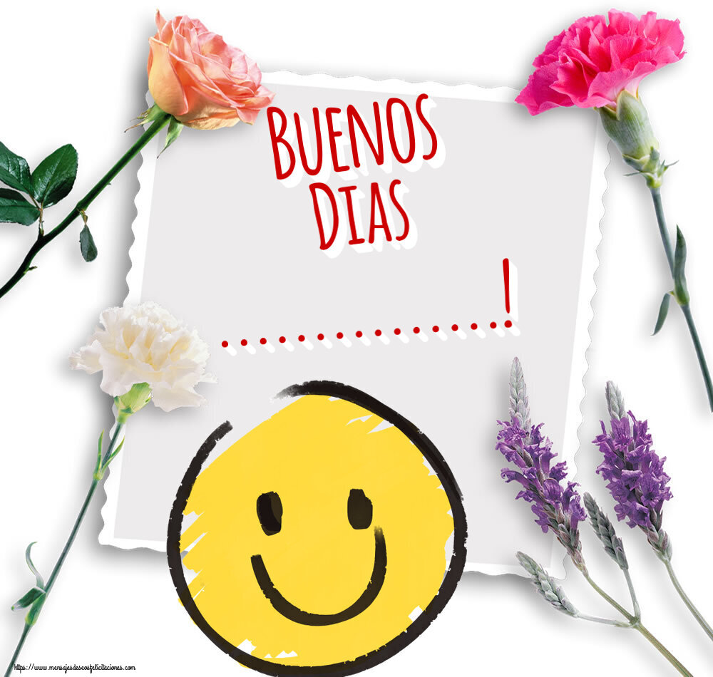 Felicitaciones Personalizadas de buenos días - Emoticones | Buenos Dias ...!