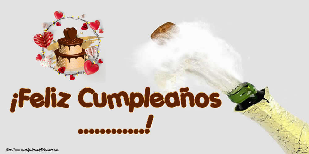 Felicitaciones Personalizadas de cumpleaños - Tartas | ¡Feliz Cumpleaños ...!