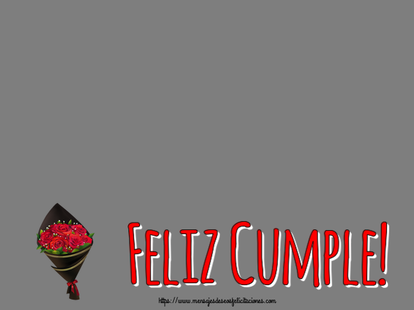 Felicitaciones Personalizadas de cumpleaños - 🌼 Flores | Feliz Cumple! - Marco de foto