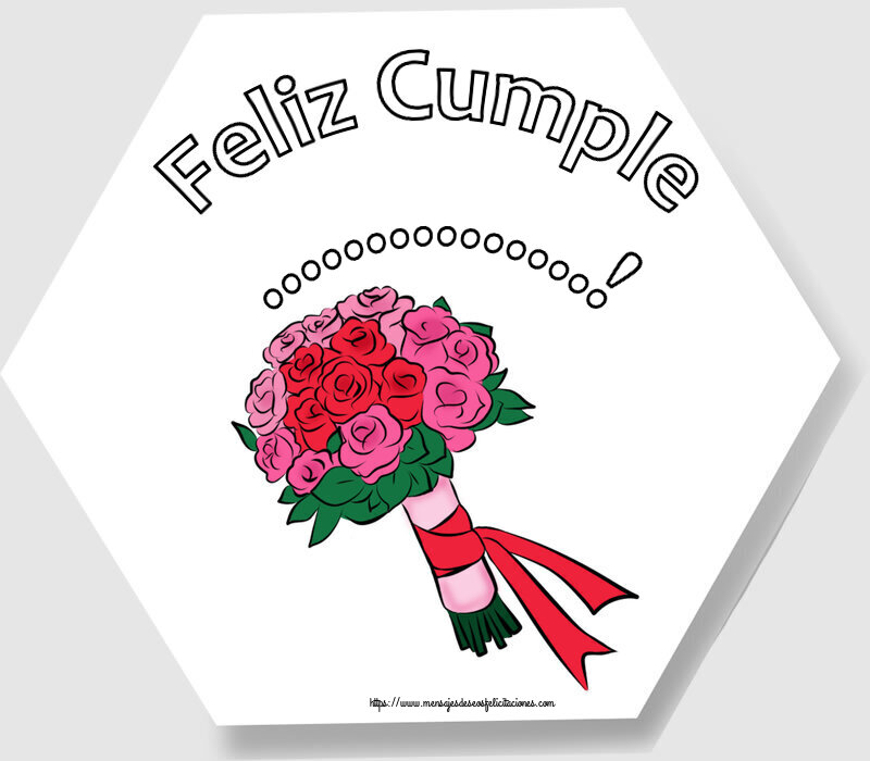 Felicitaciones Personalizadas de cumpleaños - 🌼 Feliz Cumple ...! ~ ramo de flores - pintura