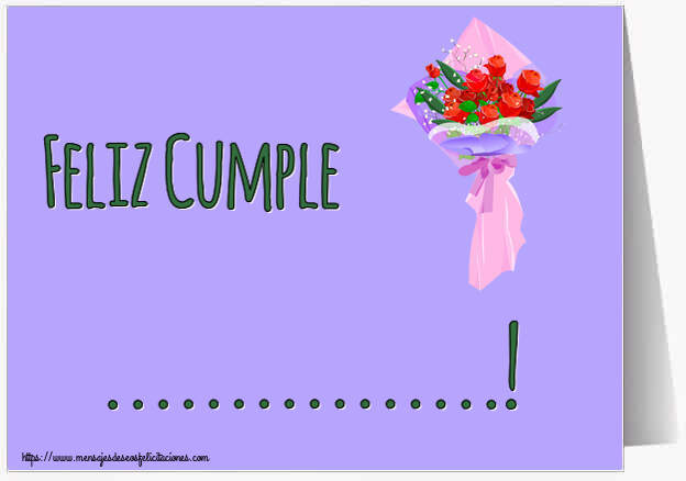 Felicitaciones Personalizadas de cumpleaños - 🌼 Flores | Feliz Cumple ...! ~ rosas clipart