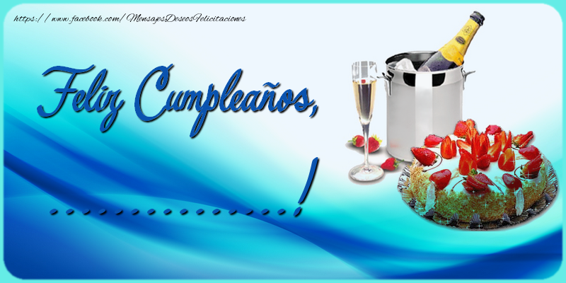 Felicitaciones Personalizadas de cumpleaños - 🥂🍾🎂 Champán & Tartas & 1 Foto & Marco De Fotos | Feliz Cumpleaños ...!