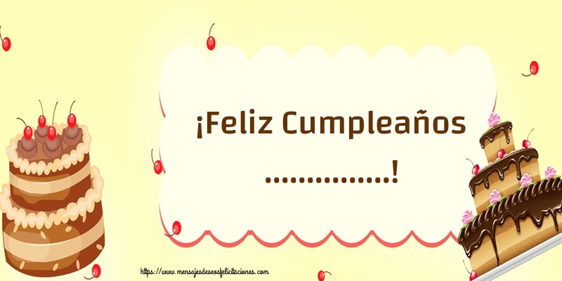 Felicitaciones Personalizadas de cumpleaños - 🎂 Tartas | ¡Feliz Cumpleaños ...!