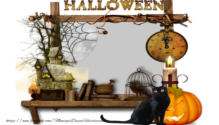 Felicitaciones Personalizadas de halloween - 1 Foto & Marco De Fotos | Halloween