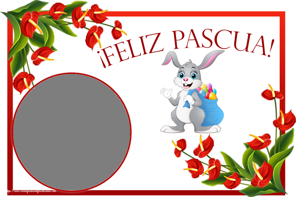 Felicitaciones Personalizadas de pascua - ¡Feliz Pascua! - Marco de foto