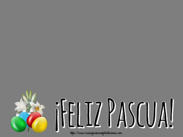 Felicitaciones Personalizadas de pascua - Huevos & 1 Foto & Marco De Fotos | ¡Feliz Pascua! - Marco de foto