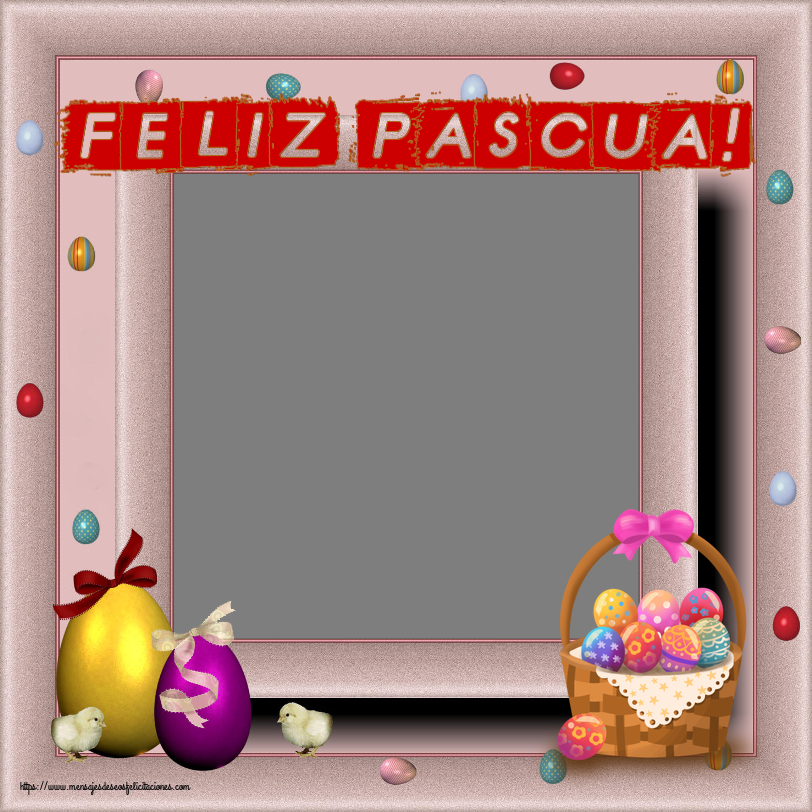 Felicitaciones Personalizadas de pascua - ¡Feliz Pascua! - Crea tarjetaa personalizadas con foto perfil de facebook