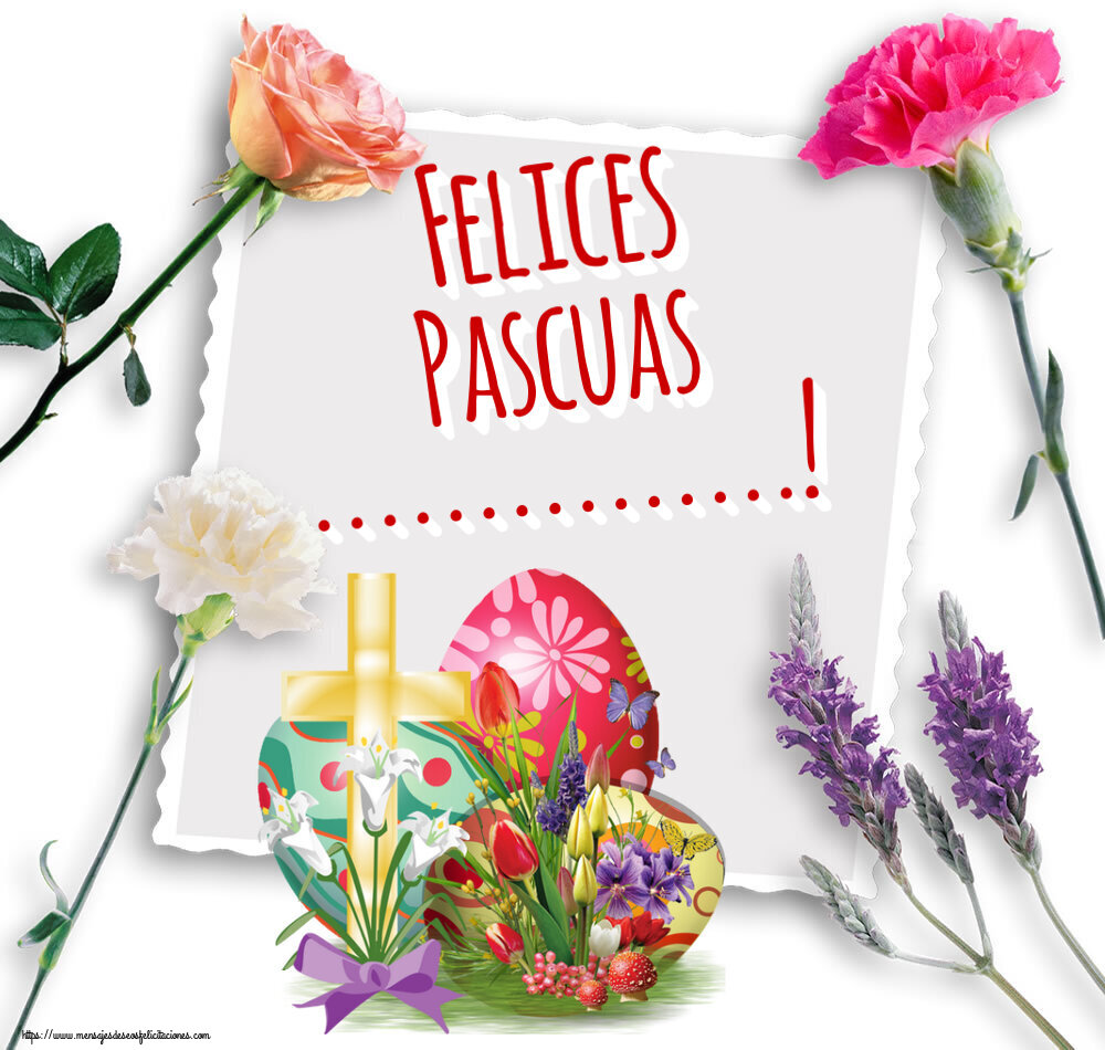 Felicitaciones Personalizadas de pascua - Felices Pascuas ...!