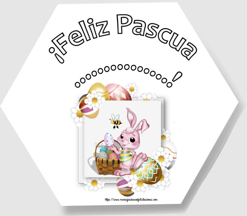Felicitaciones Personalizadas de pascua - Conejos | ¡Feliz Pascua ...!