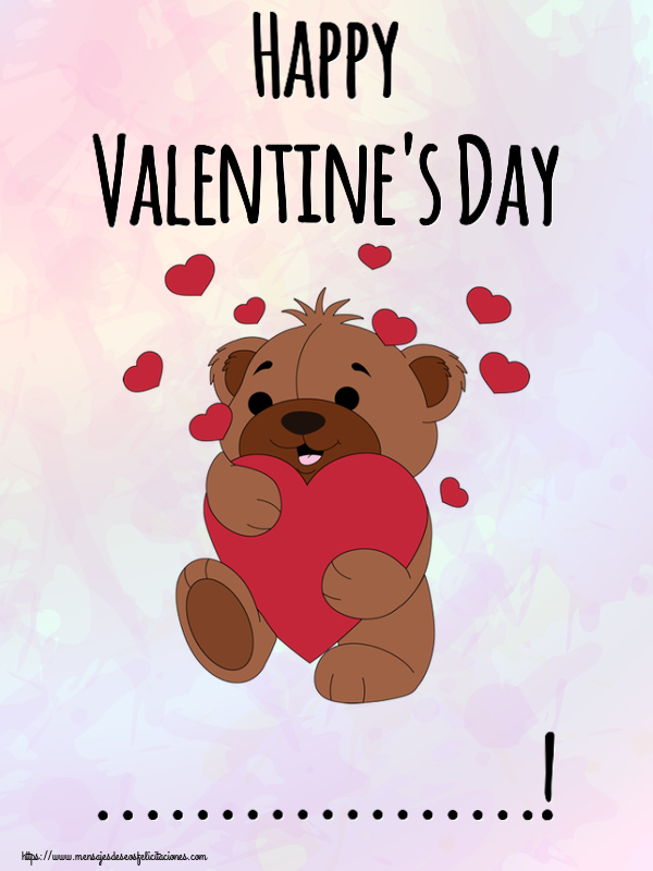 Felicitaciones Personalizadas de San Valentín - Happy Valentine's Day ...!
