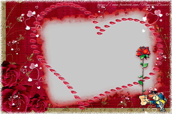 Felicitaciones Personalizadas de San Valentín - 1 Foto & Marco De Fotos | Amor