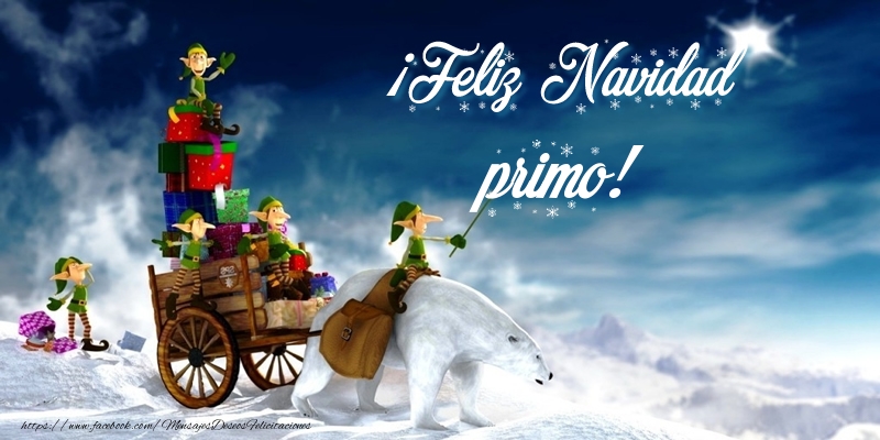 Felicitaciones de Navidad para primo - ¡Feliz Navidad primo!