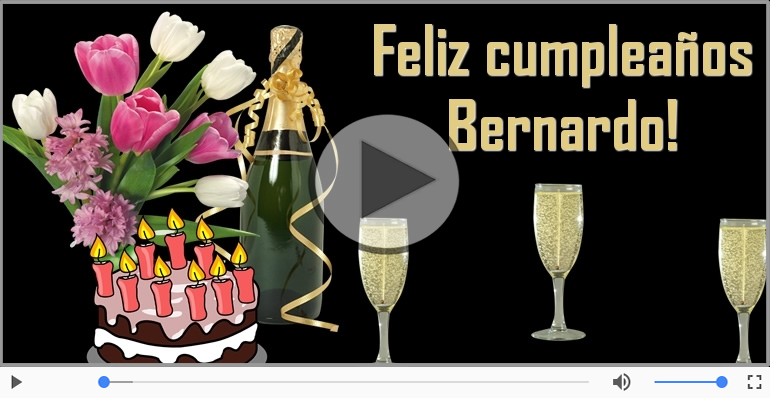¡Feliz Cumpleaños Bernardo! Happy Birthday Bernardo!