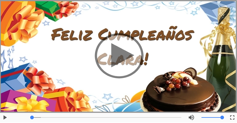 Happy Birthday Clara! ¡Feliz Cumpleaños Clara!