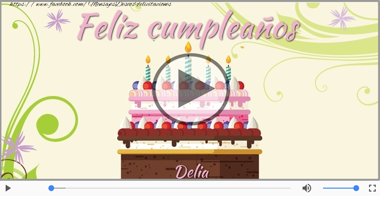 Cumpleaños Feliz para Delia!