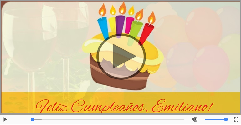 ¡Feliz Cumpleaños Emiliano!