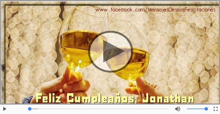 Happy Birthday Jonathan! ¡Feliz Cumpleaños Jonathan!
