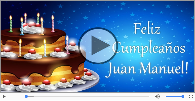 ¡Feliz Cumpleaños Juan Manuel!