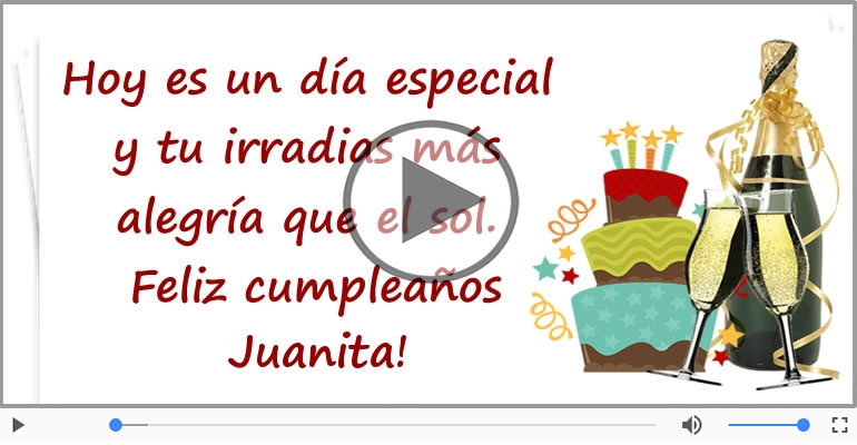 Cumpleaños Feliz para Juanita!