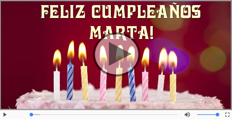 Happy Birthday Marta! ¡Feliz Cumpleaños Marta!