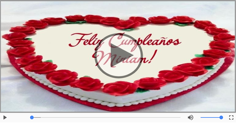 Cumpleaños Feliz para Miriam!