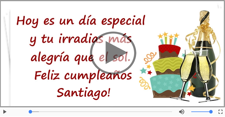 Happy Birthday Santiago! ¡Feliz Cumpleaños Santiago!