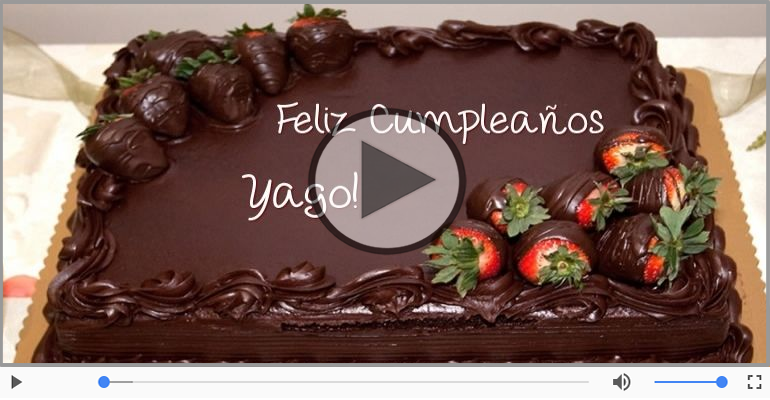 Cumpleaños Feliz para Yago!